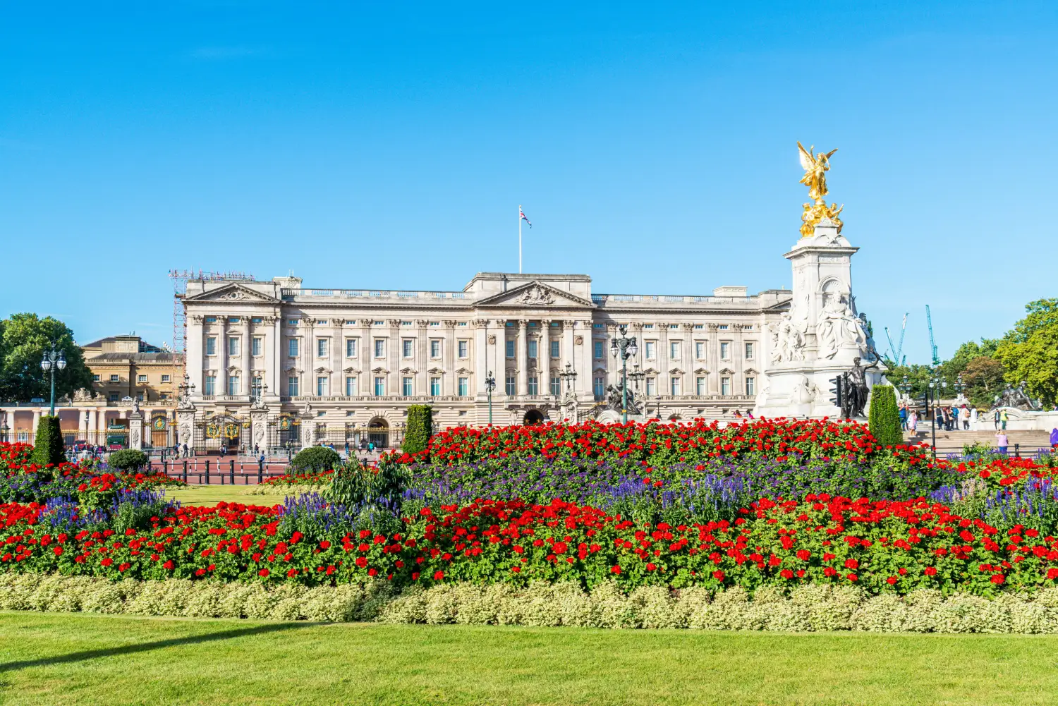 Buckingham Palace with Victoria Memorial